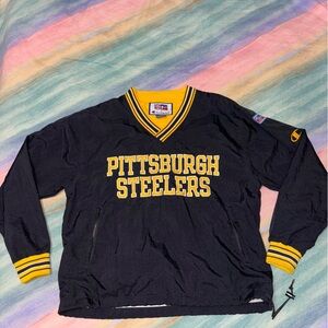 Vintage Champion NFL Pro Line Pittsburgh Steelers Pullover Wind Breaker size M